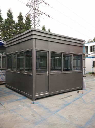  建材 金属材料 铝塑板 >上海销售保安岗亭 钢结构岗亭图片  收藏